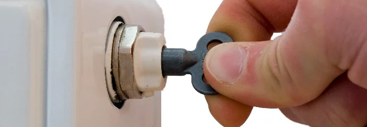 Hand betätigt Heizkörperventil mit Vierkantschlüssel